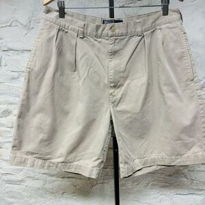 Vintage Polo Ralph Lauren Tyler Shorts Mens 36 Khaki Polo Chino Cotton Preppy
